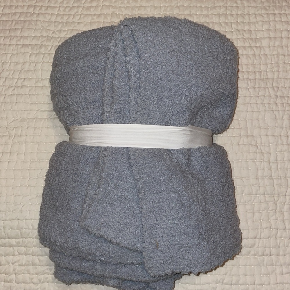 New Pottery Barn Baby Blue Blanket - Picture 4 of 4
